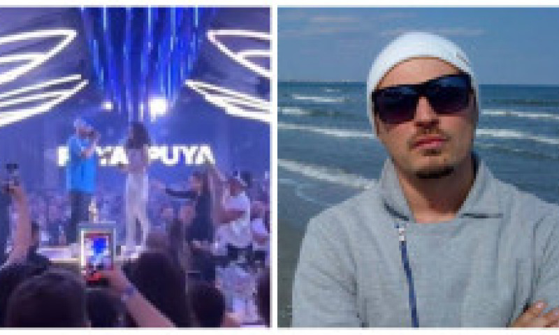 Puya și-a întrerupt concertul când o domnișoară a urcat pe scenă. Imaginile sunt virale: ”Mi-am schimbat total părerea despre el!”