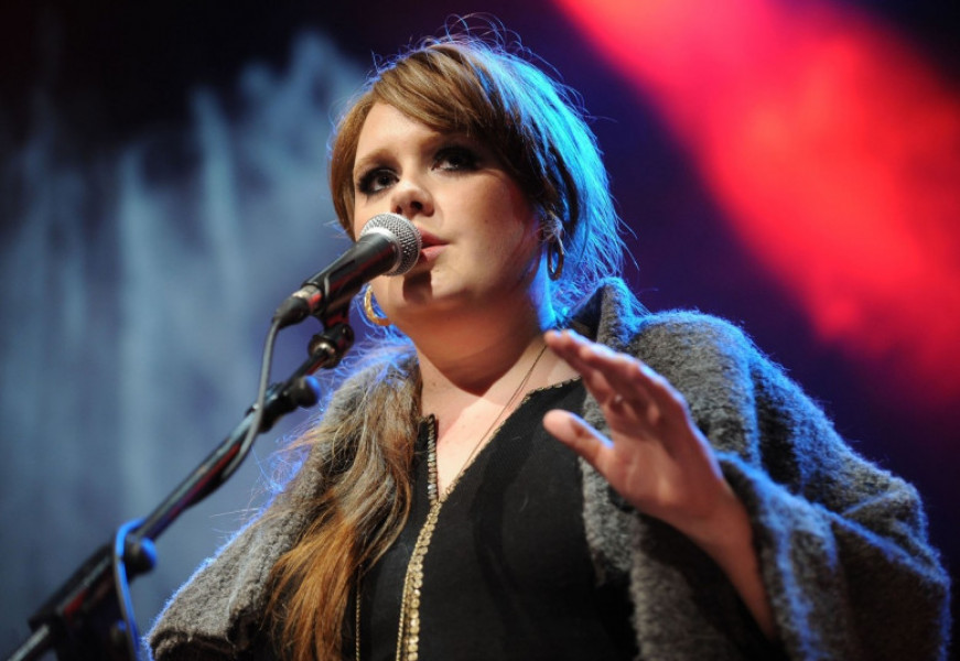 SINGER ADELE PERFORMS AT THE RADIO 2 LIVE AT THE INDIGO AT THE O2 ARENA!