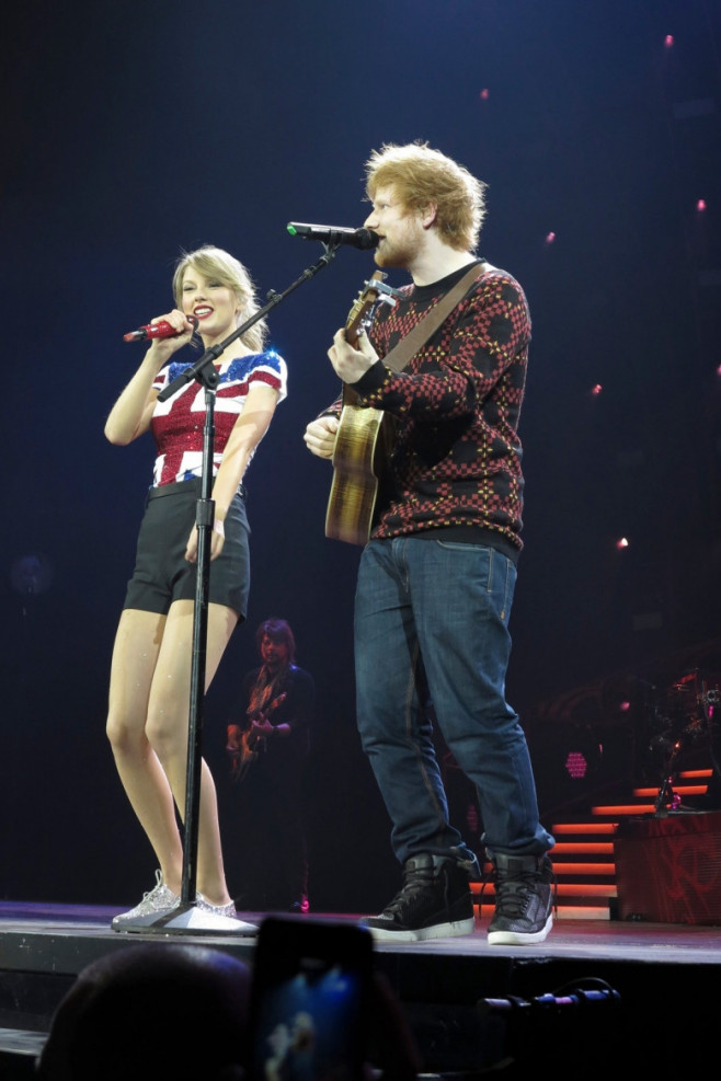 Ed Sheeran și Taylor Swift/ Profimedia