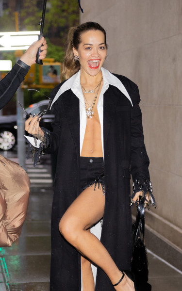 EXCLUSIVE: Rita Ora Leaves Her New York City Hotel And Heads To A Doctors Appointment