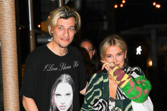 Millie Bobby Brown And Jake Bongiovi Are All Smiles As They Leave Don Angie In The West Village In New York City