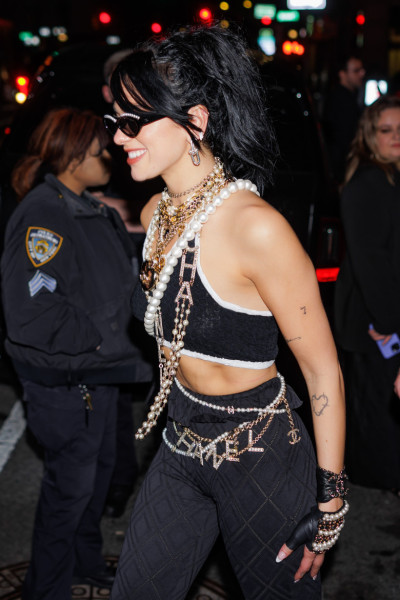 Dua Lipa is seen leaving her MET Gala after party