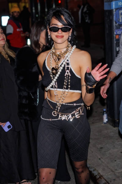 Dua Lipa is seen leaving her MET Gala after party