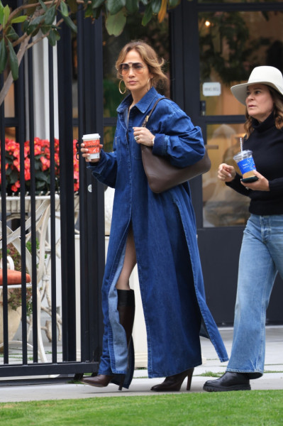 *EXCLUSIVE* Jennifer Lopez’s Valentino Dress Steals Show at Furniture Shopping Spree!