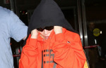Madonna arrives at JFK Airport in NYC for a flight to England