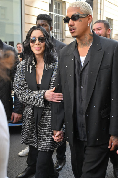 PFW Valentino Outside Arrivals, Paris, France - 01 Oct 2023