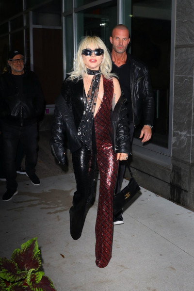Lady Gaga, la petrecerea de lansare a noului album semnat de Rolling Stones