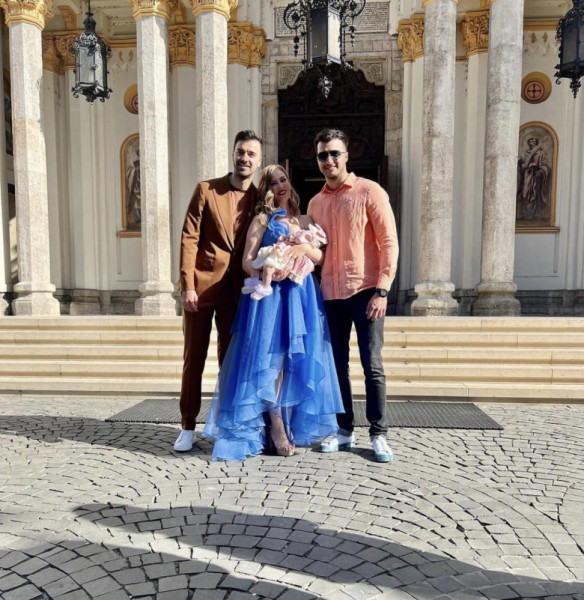 Liviu Teodorescu, imagini de la botezul fiicei sale/ Foto: Instagram