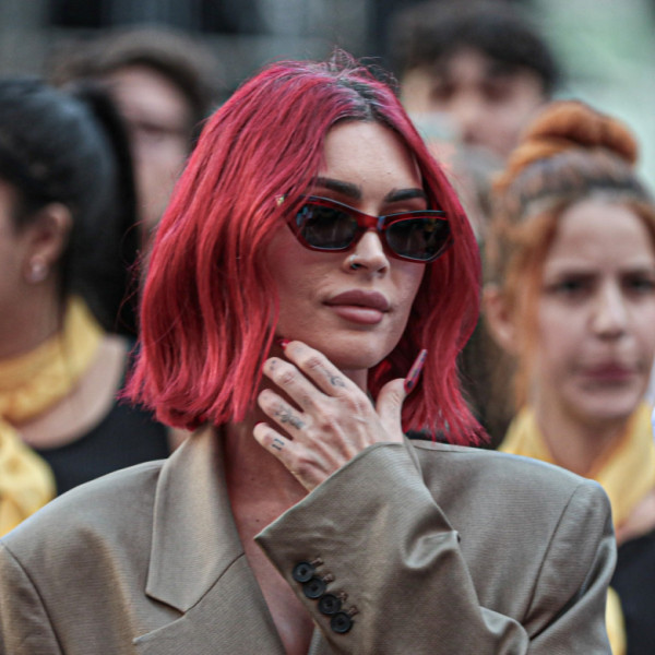 Megan Fox enjoys her boyfriend Machine Gun Kelly's show at GP WEEK at Allianz Parque in São Paulo