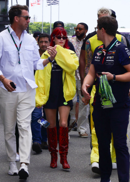 EXCLUSIVE: Megan Fox Arrives With Machine Gun Kelly At The Formula 1 Brazil Grand Prix In Sao Paulo