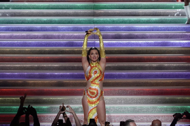 *EXCLUSIVE* Katy Perry's final residency show in Las Vegas, Nevada.