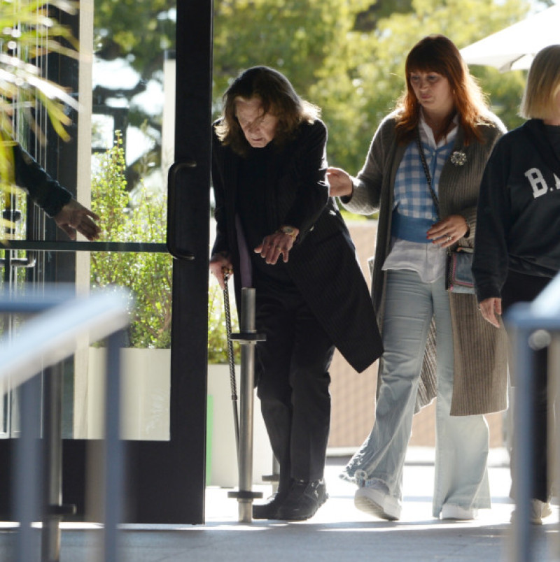EXCLUSIVE: Ozzy Osbourne Heads to a Private Screening of Napoleon in Los Angeles