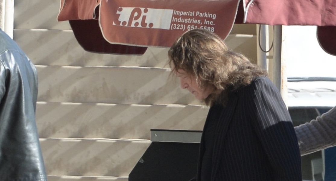 EXCLUSIVE: Ozzy Osbourne Heads to a Private Screening of Napoleon in Los Angeles