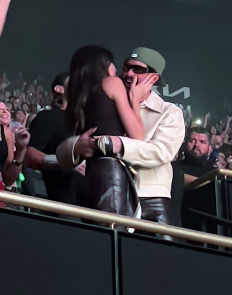 Kendall Jenner and Bad Bunny were spotted smooching at a Drake concert