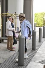 Justin Bieber Arrives At Waldorf Astoria In Beverly Hills - 8 Aug 2024