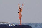 *EXCLUSIVE* It's fun in the sun for the British Model Kate Moss with her daughter Lila and good friend Rita Ora as they put on a scintillating bikini show during their sun-soaked holiday out in Formentera. *PICTURES TAKEN ON 04/08/2024*