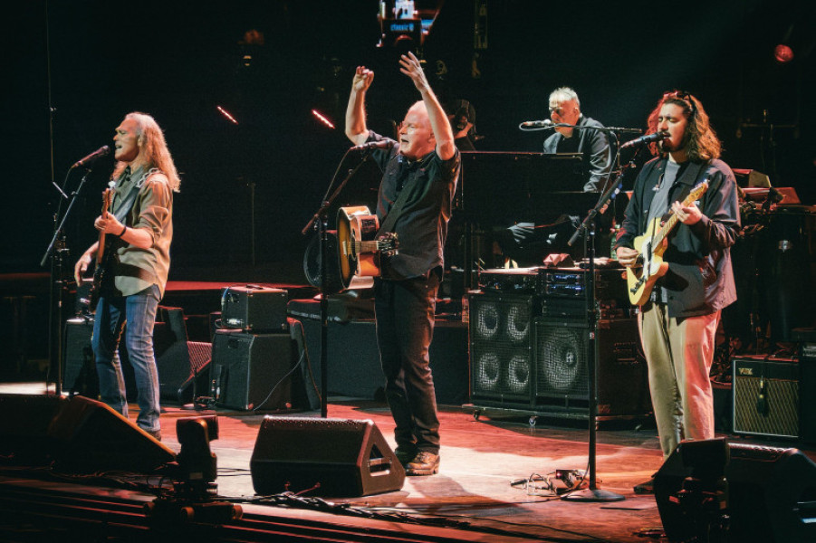 Manchester, UK. 4th June, 2024. US rock legends Eagles perform at Co-Op Live in Manchester, as part of their 'The Long Goodbye' tour. Photo Credit: Thomas Jackson/Alamy Live News