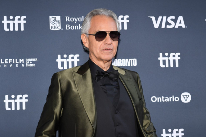 'Andrea Bocelli: Because I Believe' World Premiere, 2024 Toronto Film Festival, Canada - 07 Sep 2024