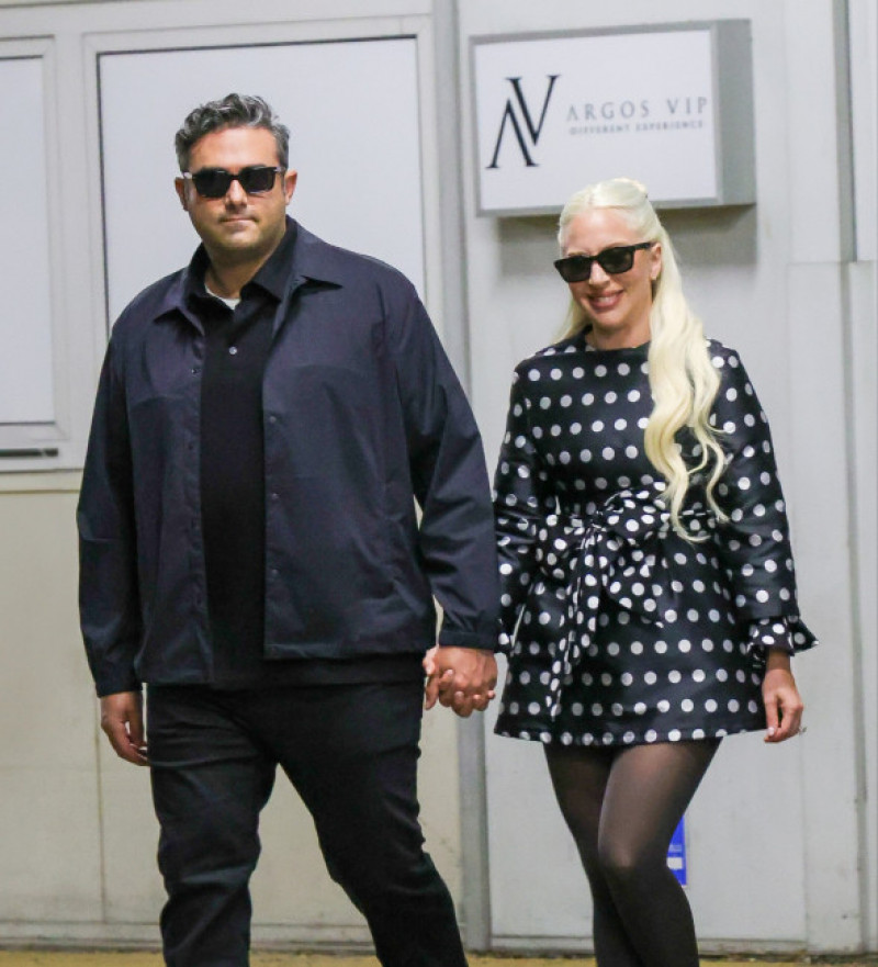 Lady Gaga And Michael Polansky Arrive Hand In Hand In Style At The Venice Film Festival - 02 Sep 2024