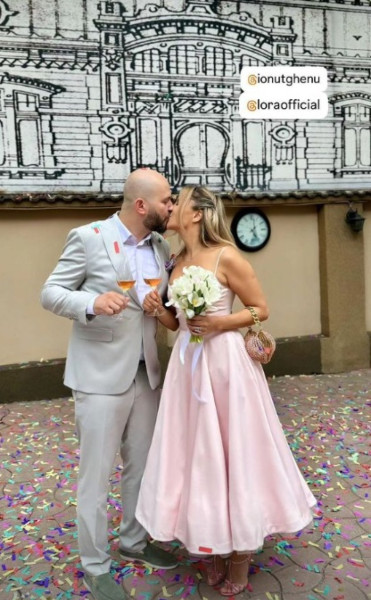 Lora s-a căsătorit civil cu Ionuț Ghenu / Instagram