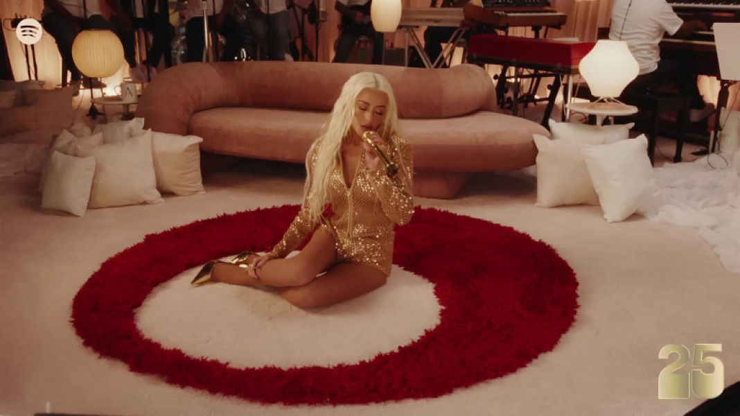 Christina Aguilera celebrates the 25th Anniversary of her self-titled debut album featuring musical guests Sabrina Carpenter and MGK