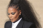 Janet Jackson arrived Alexander McQueen fashion show