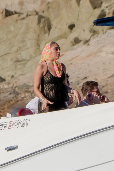 EXCLUSIVE: Madonna, daughter Lourdes Leon and son Rocco celebrate New Year’s Eve with a family lunch in St Bart’s