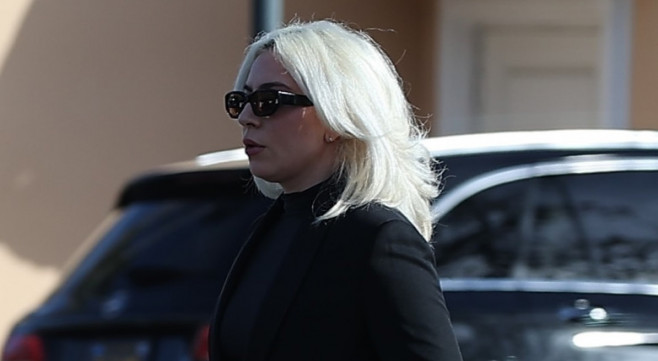 *EXCLUSIVE* Lady Gaga radiates chic elegance in solo departure from French Bakery in Malibu