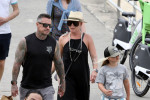 EXCLUSIVE: US Singer Pink touches down in Australia for family holiday