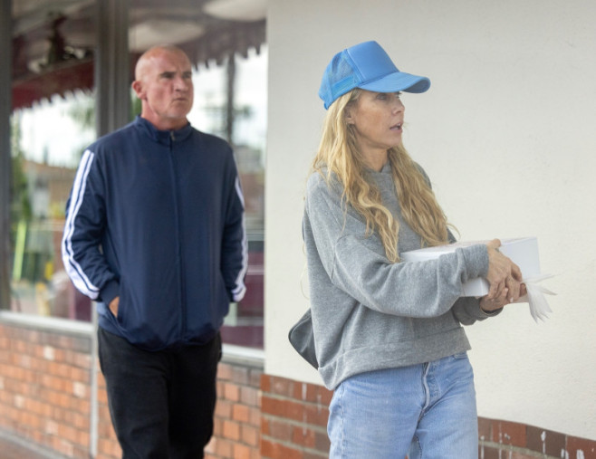 Tish Cyrus și Dominic Purcell/ Profimedia