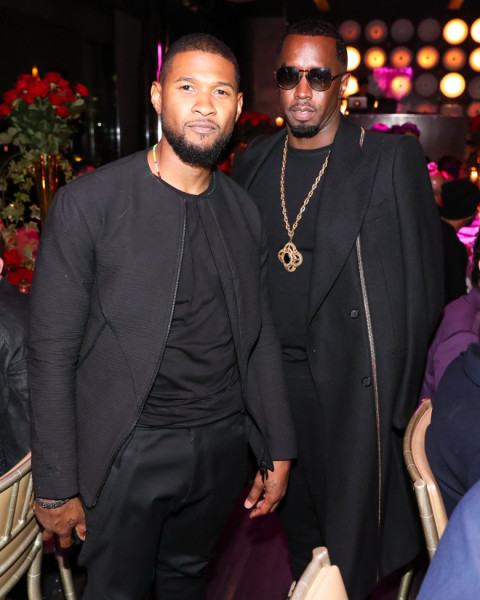 Usher și Sean „Diddy” Combs/ Profimedia