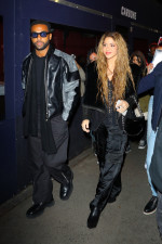 Shakira Dines at Carbone with Rumored Beau Lucien Laviscount After Times Square Performance in NYC