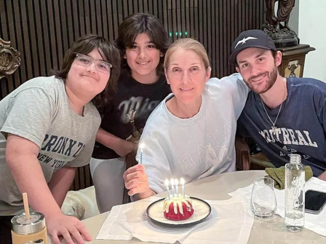 Celine Dion si copiii ei