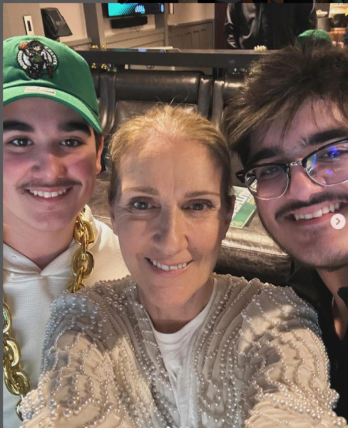 celine dion si gemenii ei
