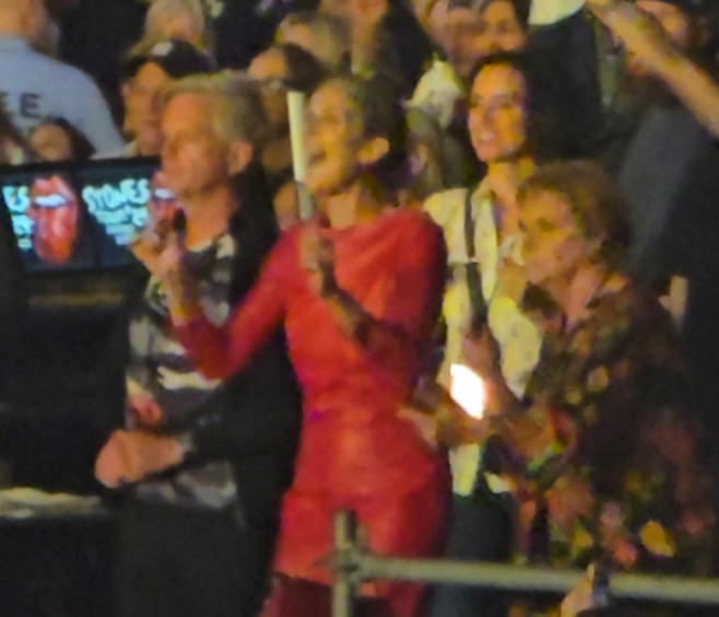 EXCLUSIVE: Premium Exclusive: Celine Dion Makes A Rare Appearance And Shows Her Emotions At The Rolling Stones Show In Las Vegas - 12 May 2024
