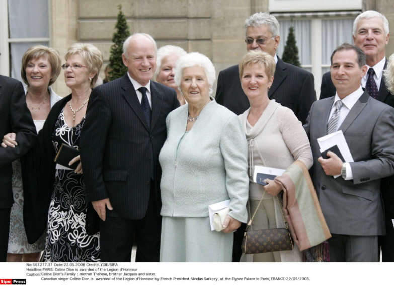 celine dion familie