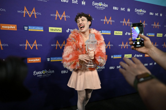 Reprezentantul Elveției, Nemo, a câștigat la Eurovision 2024/ Profimedia