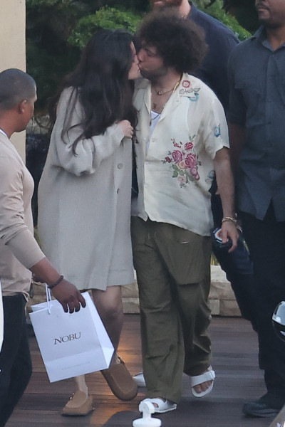 Selena Gomez and Boyfriend Share a Kiss While Leaving Nobu in Malibu