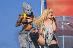 London, UK. 29 June 2024. Camila Cabello perfoming on the fourth day of the Glastonbury Festival, at Worthy Farm in Somerset. Photo credit should read: Matt Crossick/Empics/Alamy Live News