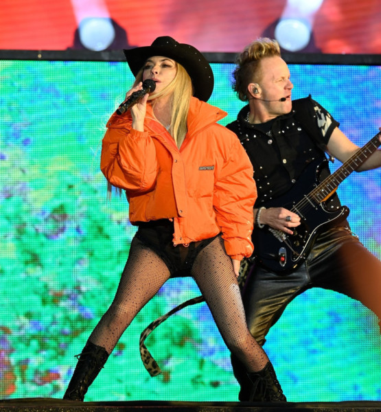 Shania Twain live in concert at Lytham Festival