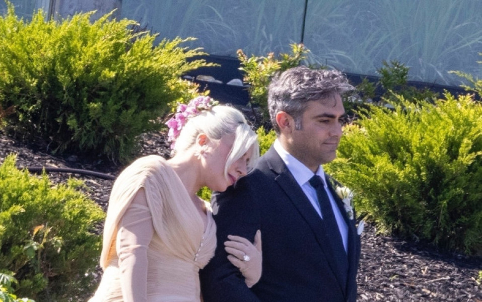 *PREMIUM-EXCLUSIVE* Lady Gaga Looks Radiant as the Maid of Honor at Her Sister’s Seaside Wedding in Maine Alongside Her Partner Michael Polansky ** Web Embargo until 5:24 ET on June 4, 2024**