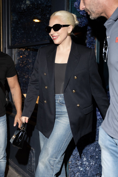 Lady Gaga Coming Out Of ''Laperouse'' Restaurant In Paris - 25 Jul 2024