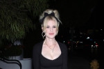 Kelly Osbourne stuns in an elegant all-black ensemble as she celebrates her 40th birthday at The Bird Streets Club in West Hollywood