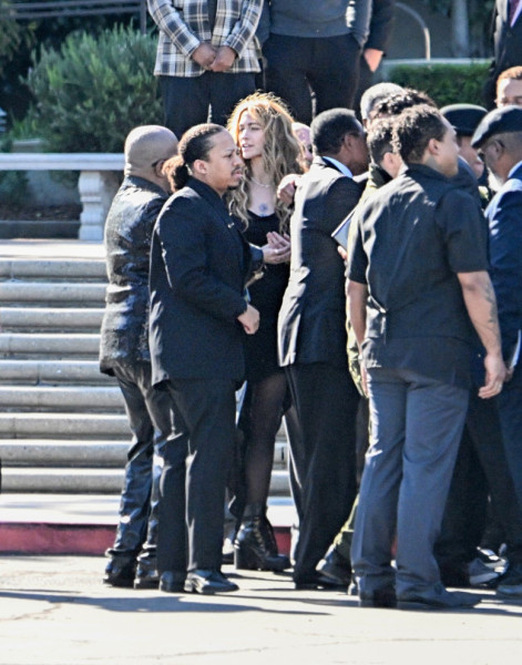 ** PREMIUM EXCLUSIVE **Motown legend Tito Jackson was laid to rest in LA with members of the famous family coming together to celebrate his life.