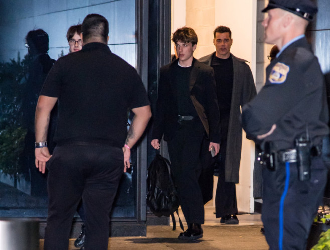 Ricky Martin And Twin Sons Valentino And Matteo Martin Head To 'Vote For Freedom Rally With Vp Kamala Harris' - 04 Nov 2024