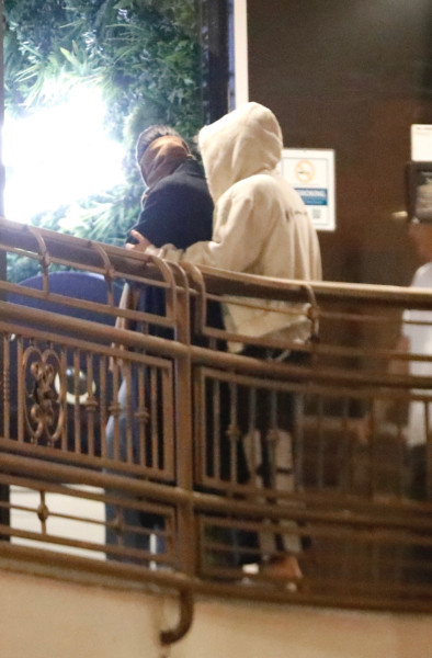*EXCLUSIVE* A shy Selena Gomez exits Sushi Park after date night with Benny Blanco in WeHo