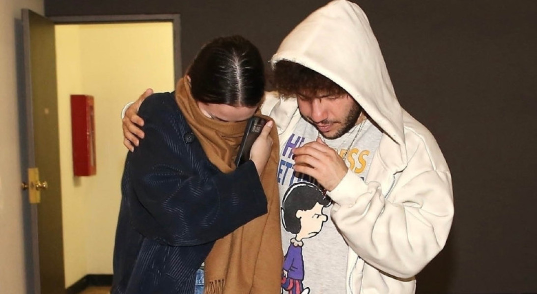 *EXCLUSIVE* A shy Selena Gomez exits Sushi Park after date night with Benny Blanco in WeHo