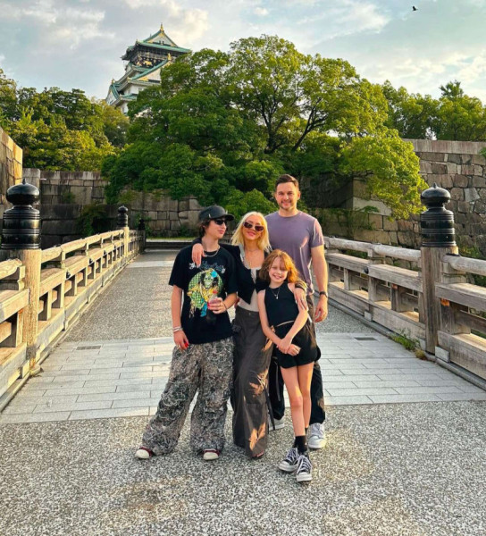 Christina Aguilera, Matthew Rutler, Summer Rain Rutler și Max Bratman/ Foto: Instagram