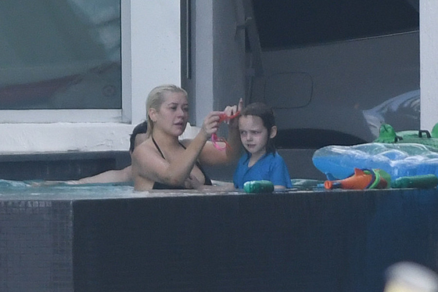 Christina Aguilera și fiica ei, Summer Rain/ Profimedia
