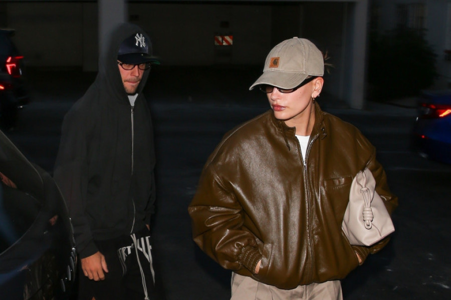 *EXCLUSIVE* New Parents Justin Bieber and Hailey Enjoy a Well-Deserved Spa Night at Pellequr!